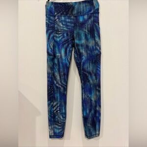 Lululemon Athletica Vibrant Blue Pattern Leggings
